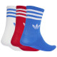 Adidas Κάλτσες 3-Stripes Crew Socks 3 pairs